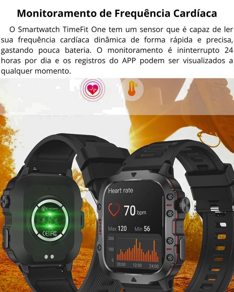 Smart Whatch TimeFit One – Seu Estilo e Saúde no Pulso